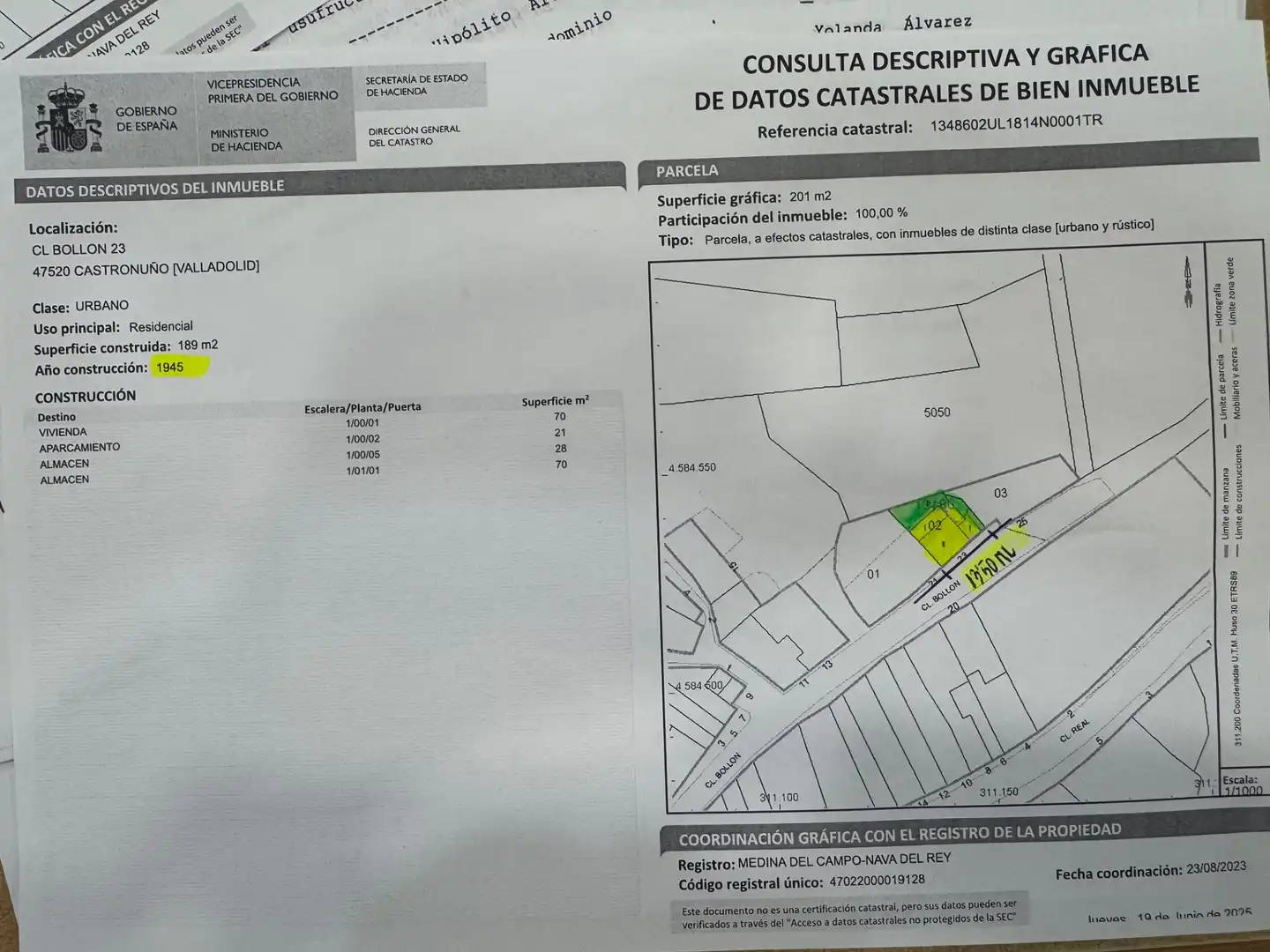 Finca rústica en venta en Castronuño con Jardín privado, Trastero y Amueblado