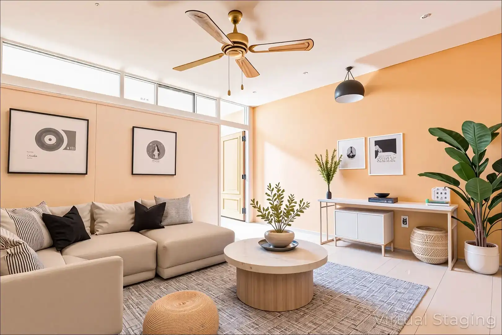 Living room of Flat for sale in Guía de Isora  with Terrace and Furnished