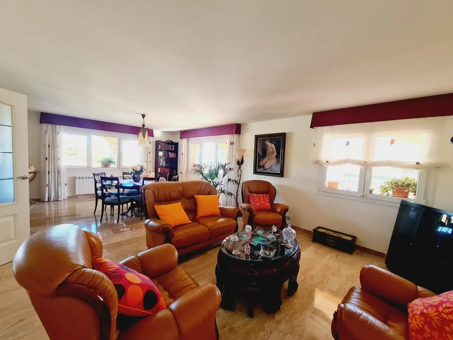 Sala de estar de Casa o chalet en venta en Badalona con Aire acondicionado, Calefacción y Jardín privado