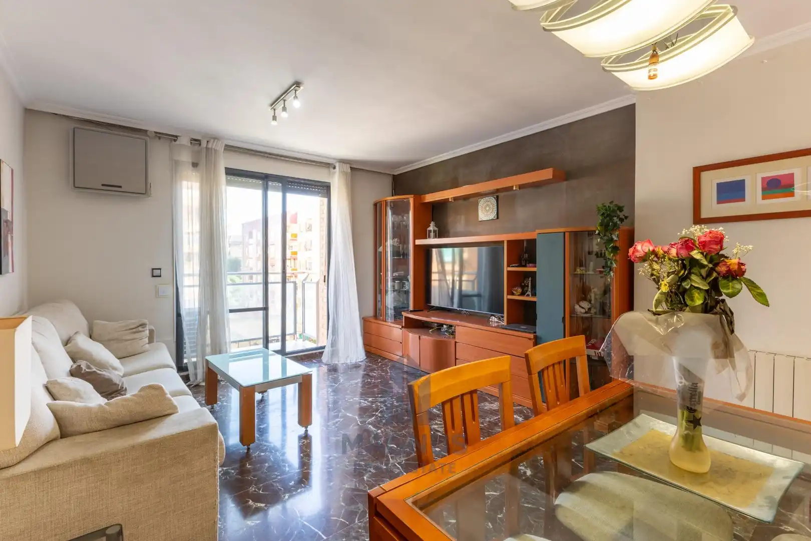 Sala de estar de Piso en venta en Valencia con Aire acondicionado, Calefacción y Balcón
