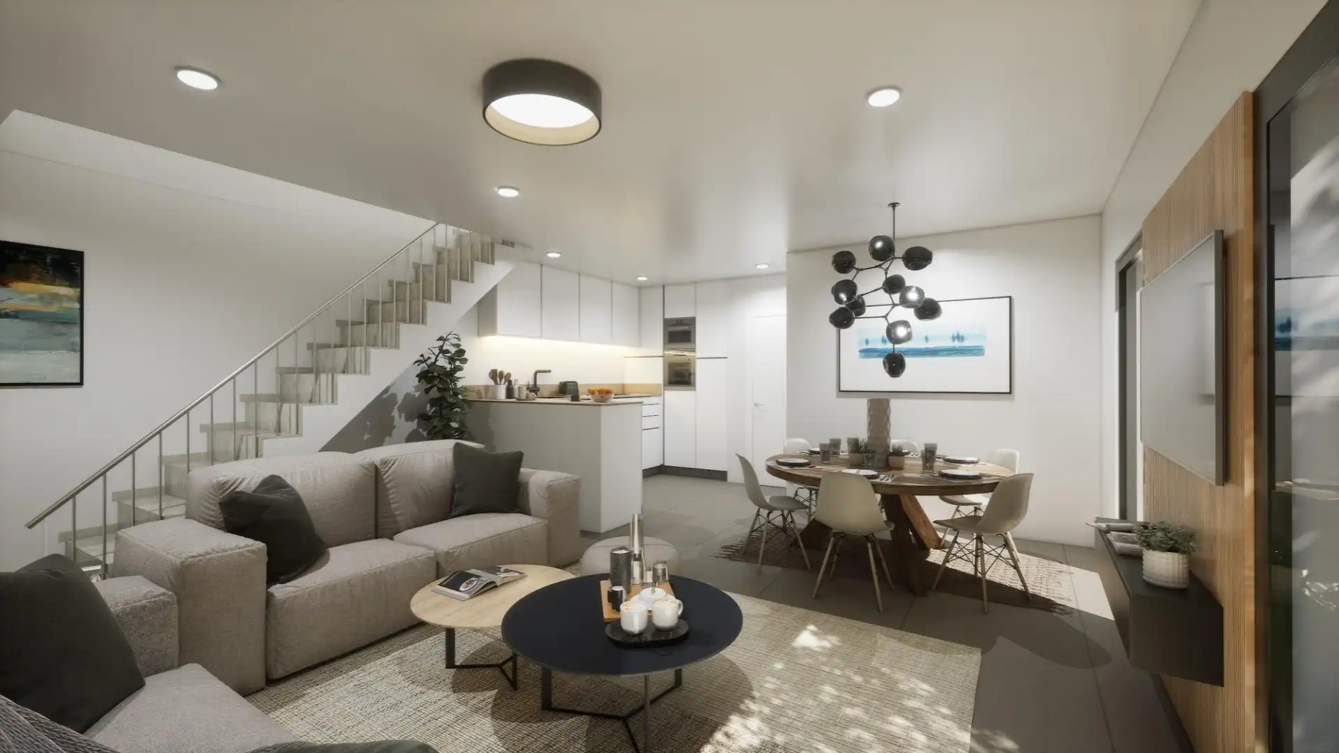 Sala de estar de Casa o chalet en venta en Vacarisses con Aire acondicionado, Jardín privado y Terraza