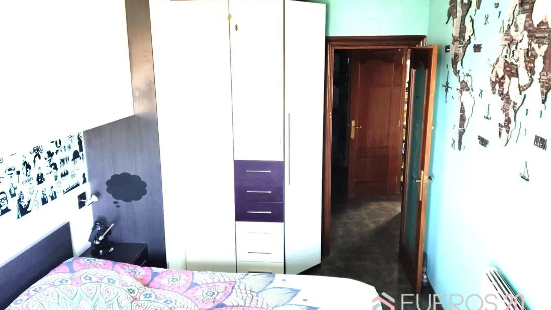 Bedroom of Flat for sale in Barakaldo   with Heating and Furnished