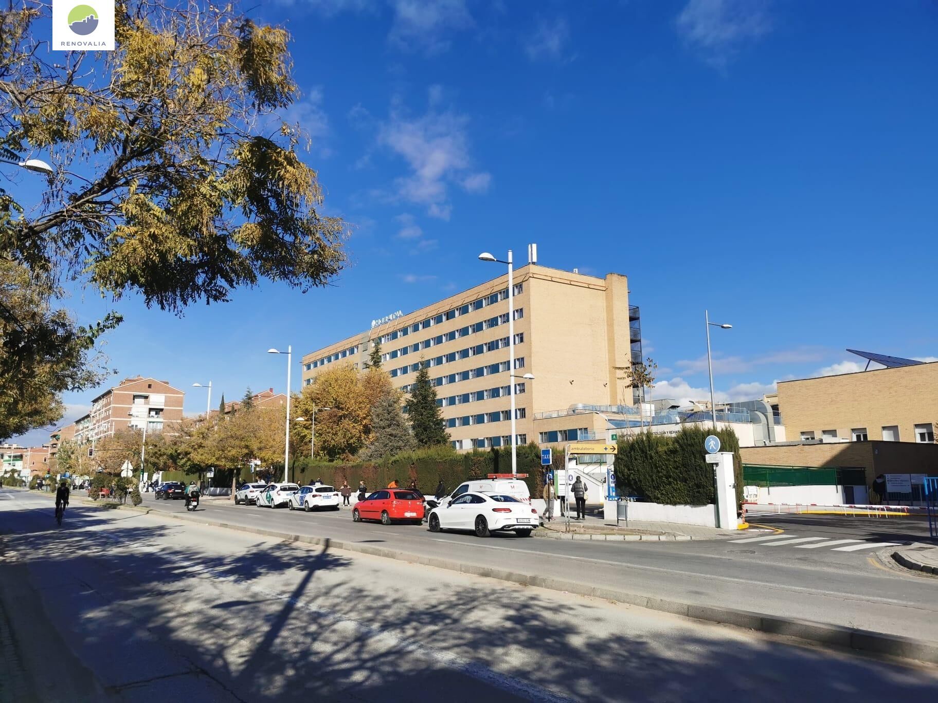 Exterior view of Flat for sale in  Granada Capital  with Air Conditioner, Heating and Private garden