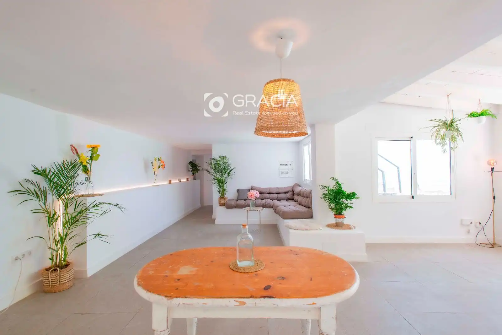 Sala d'estar de Casa adosada en venda en Adeje amb Jardí privat, Terrassa i Traster