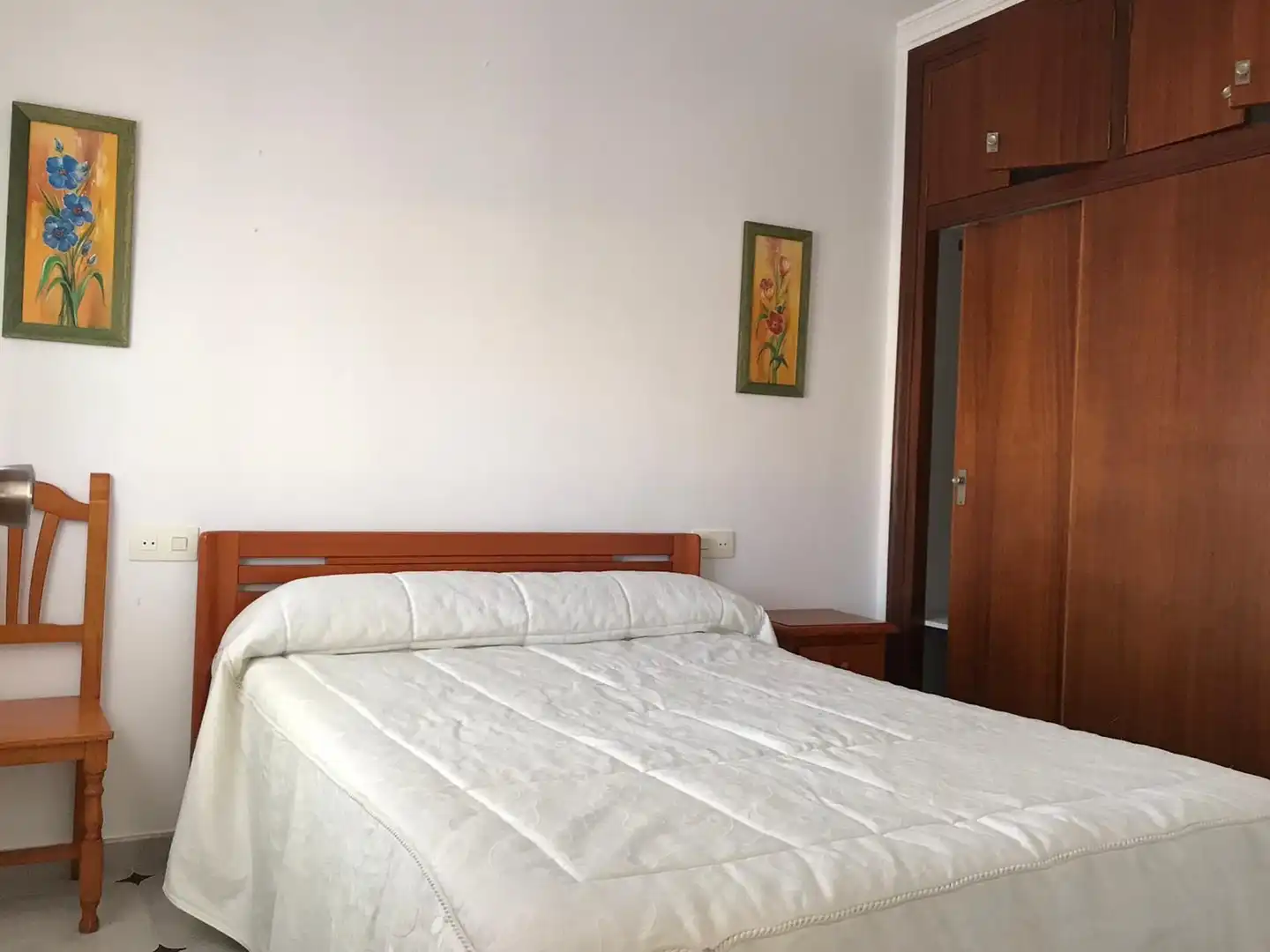 Dormitori de Apartament de lloguer en Chipiona amb Terrassa