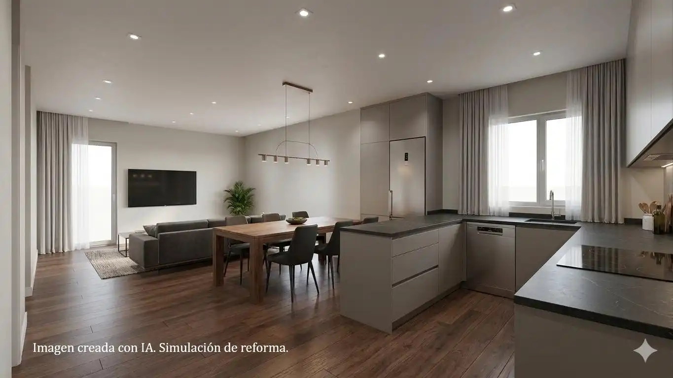 Kitchen of Flat for sale in Sestao   with Storage room and Balcony