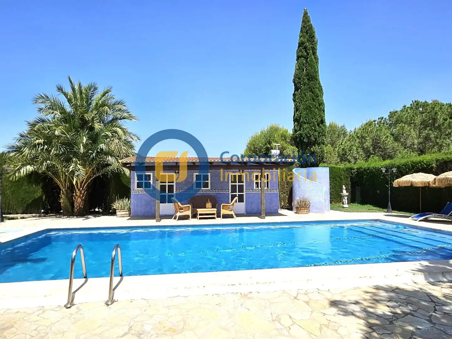 Piscina de Casa o xalet en venda en Lorca amb Aire condicionat, Jardí privat i Piscina