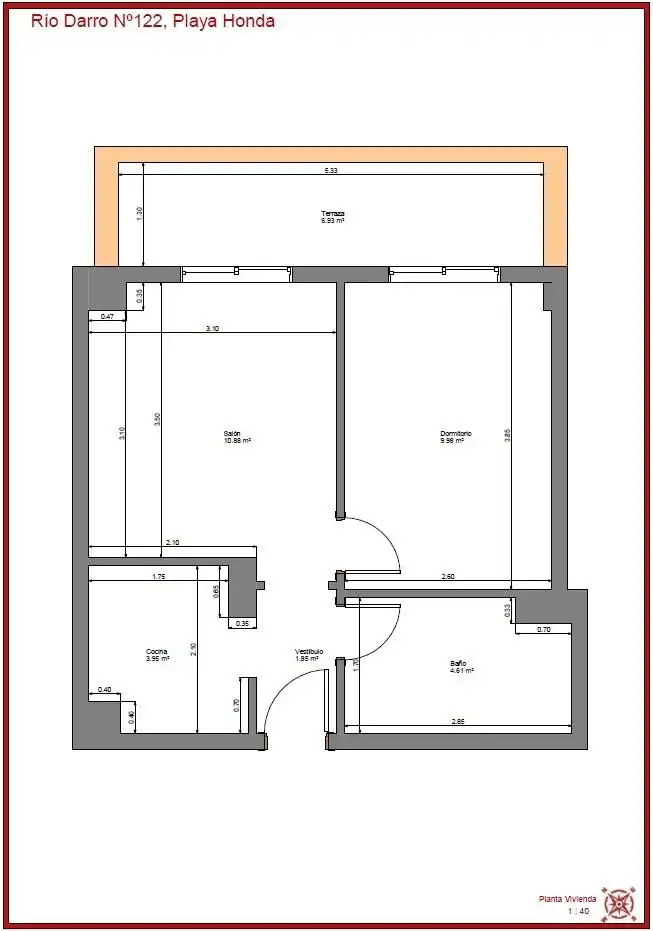 Flat with pool for sale in RIO DARRO - PLAYA HONDA 122, imagen 18
