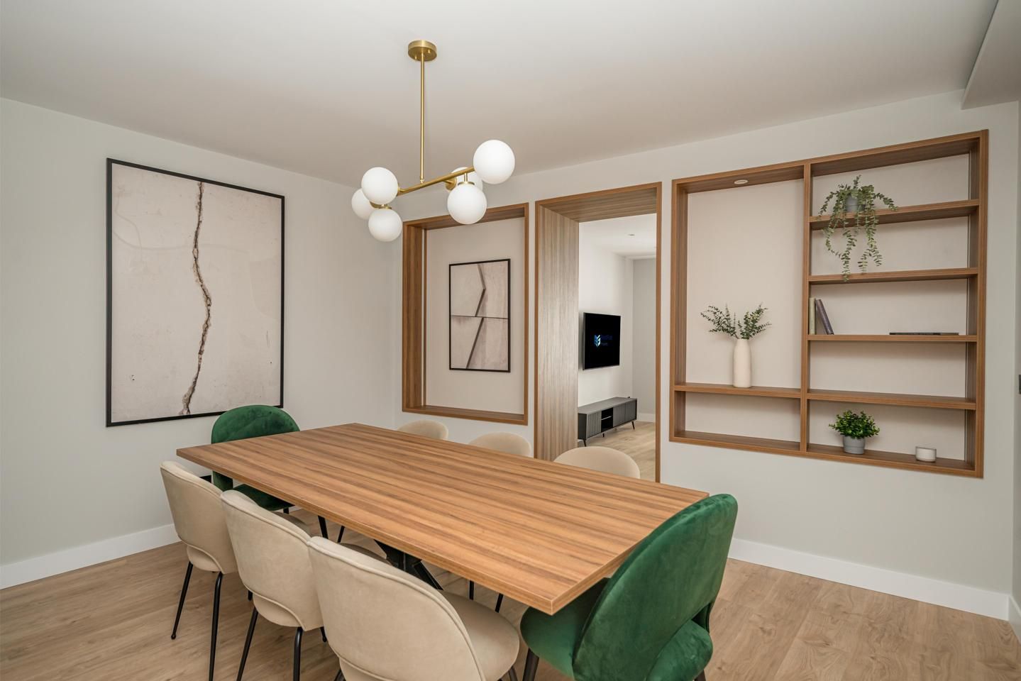 Dining room of Flat for sale in  Madrid Capital  with Air Conditioner and Furnished