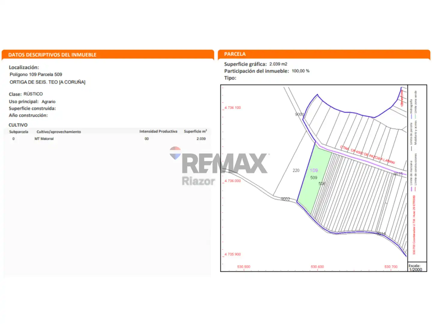 Finca rústica en venda en Padrón amb Jardí privat i Traster