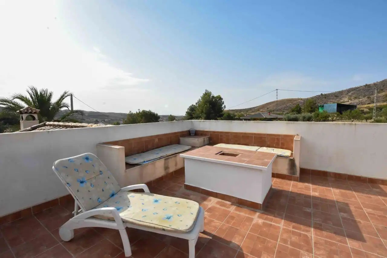Terraza de Casa o chalet en venta en Huércal-Overa con Aire acondicionado, Piscina y Amueblado