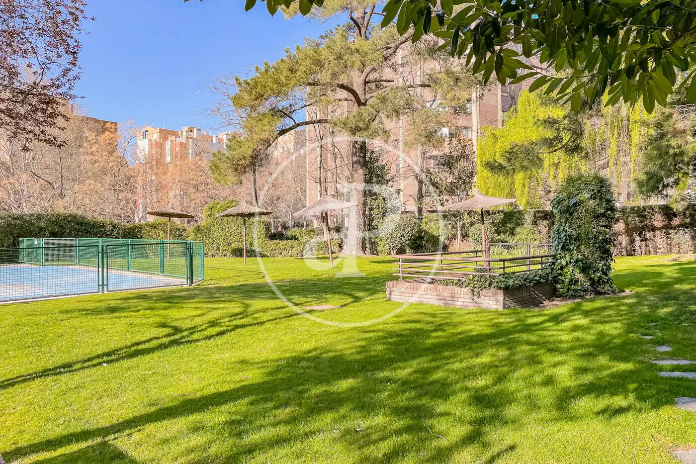 Garden of Flat for sale in Madrid  with Heating, Terrace and Storage room