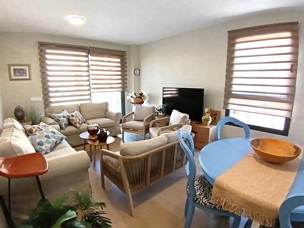 Living room of Apartments for sale in Dénia  with Air Conditioner, Terrace and Furnished