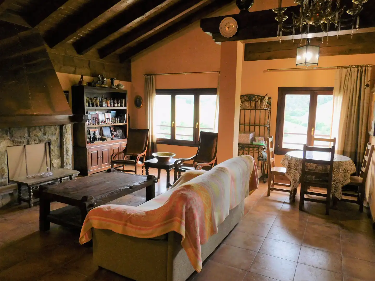 Living room of Houses for sale in Olaibar  with Private garden, Terrace and Storage room