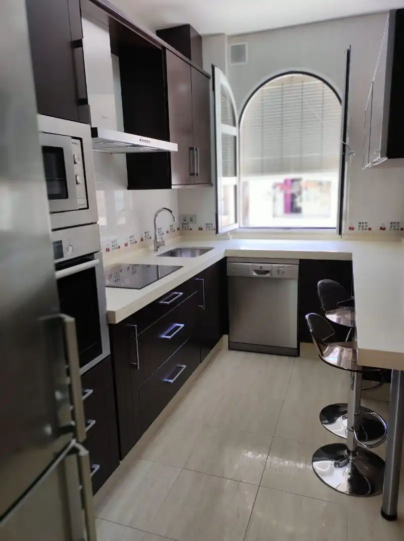 Kitchen of Flat for rent in Lucena  with Terrace, Storage room and Furnished