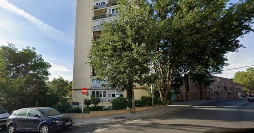 Exterior view of Flat for sale in  Madrid Capital  with Air Conditioner, Heating and Private garden