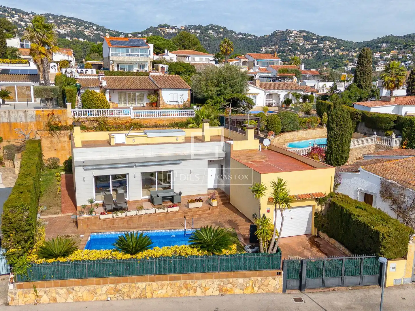 Vista exterior de Casa o chalet en venta en Lloret de Mar con Aire acondicionado, Calefacción y Jardín privado