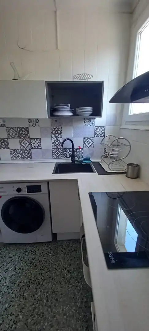 Cuina de Apartament en venda en Roses amb Jardí privat