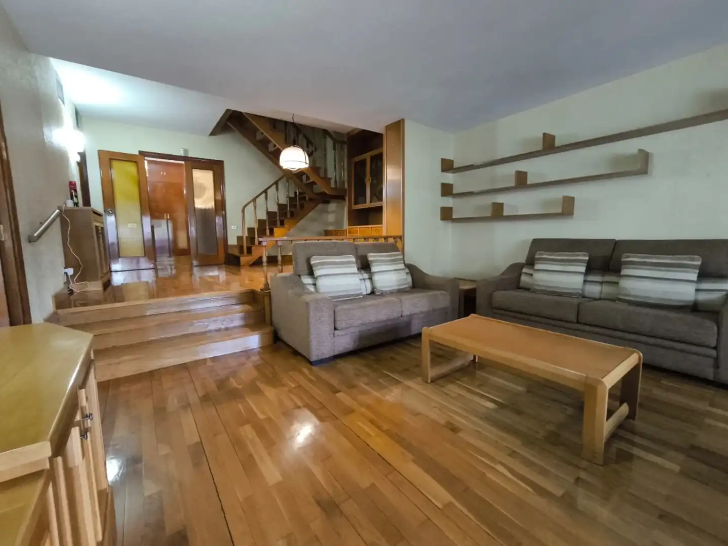 Living room of Duplexes for rent in Murcia  with Air Conditioner, Terrace and Furnished