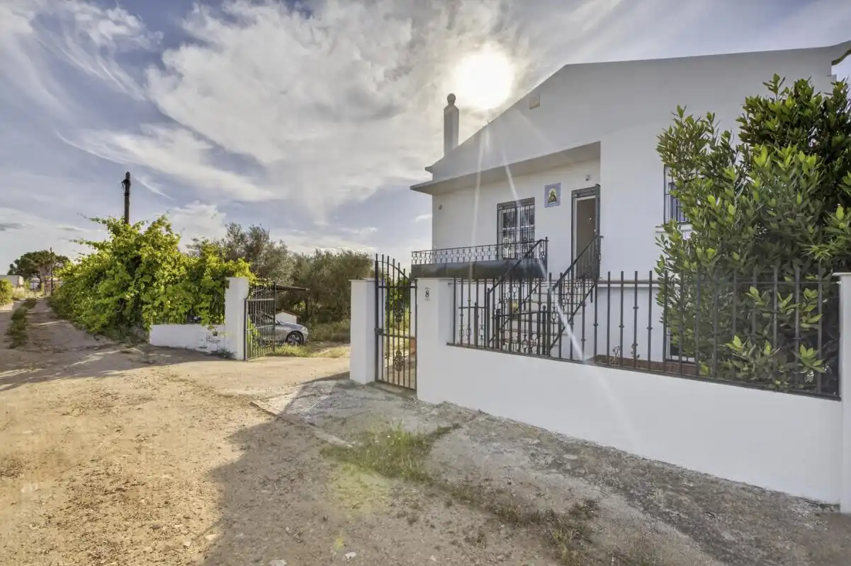 Vista exterior de Finca rústica en venta en La Rinconada con Calefacción, Jardín privado y Terraza