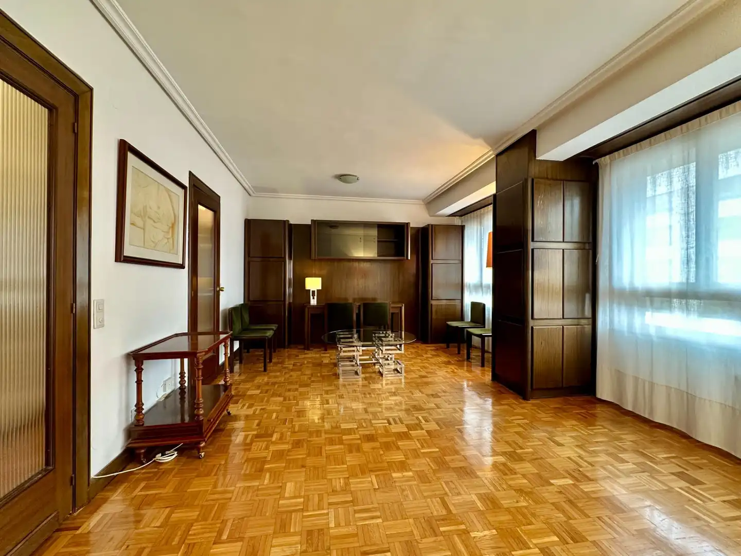 Living room of Flat for sale in  Pamplona / Iruña  with Heating and Parquet flooring