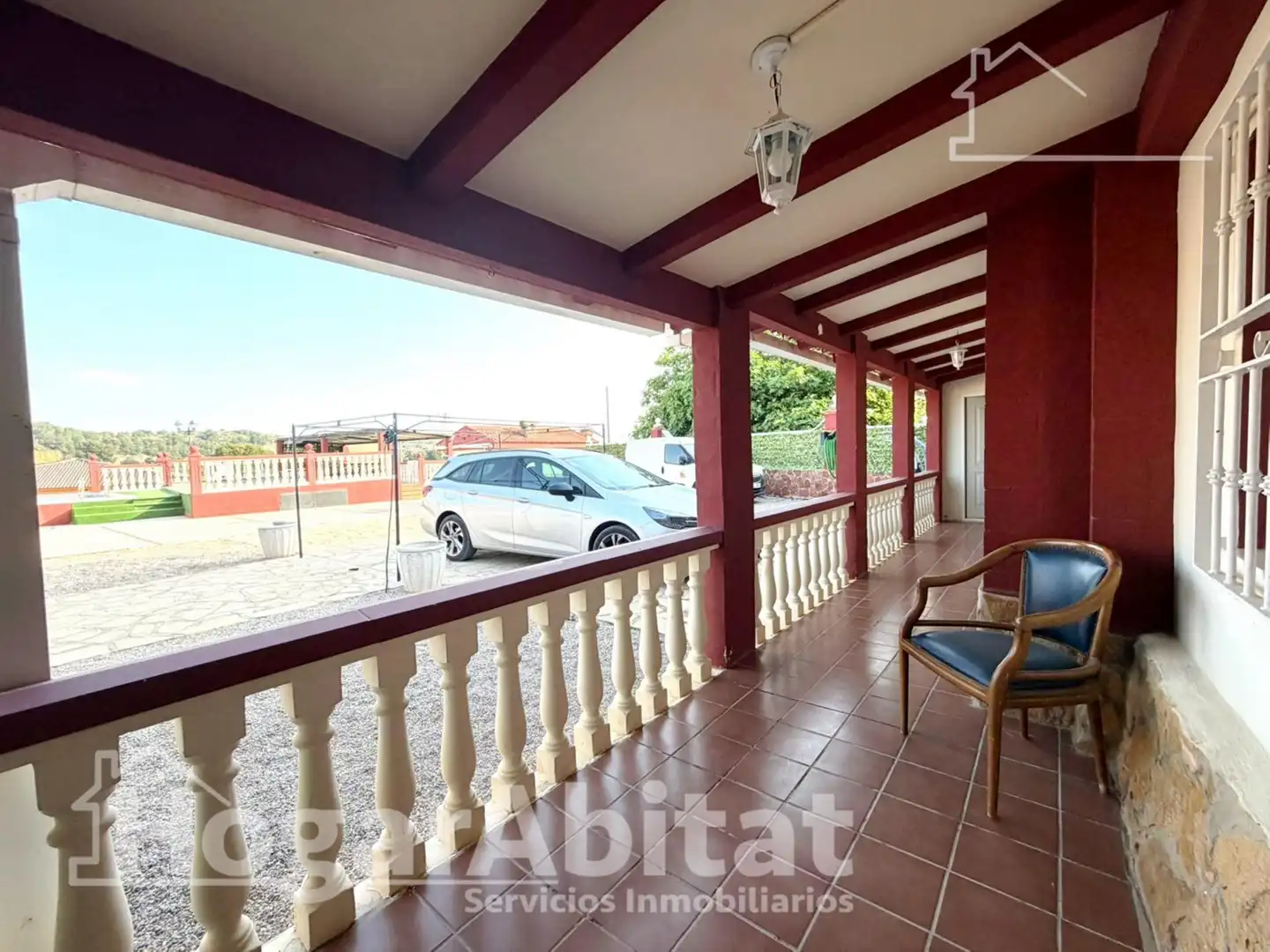Vista exterior de Casa o chalet en venta en Vilamarxant con Aire acondicionado, Jardín privado y Terraza