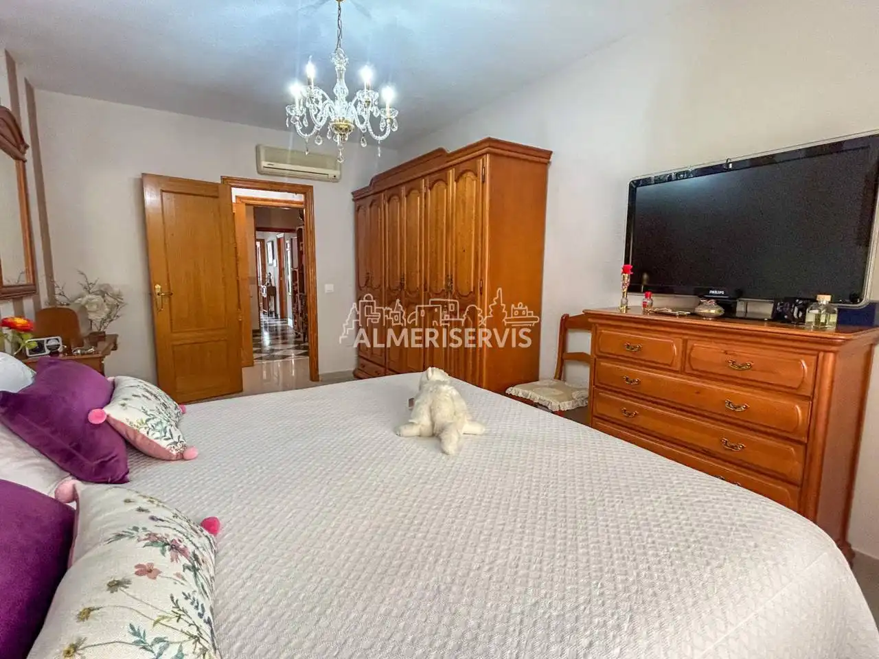 Bedroom of Detached homes for sale in El Ejido  with Air Conditioner and Terrace