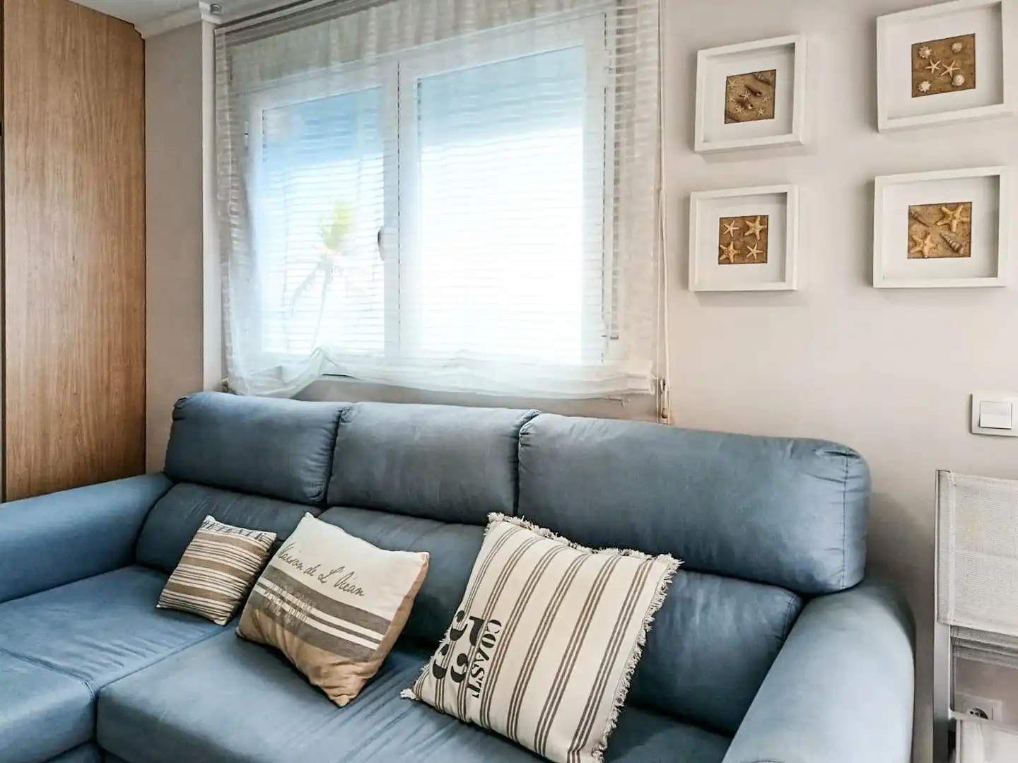 Sala de estar de Apartamento en venta en Bellreguard con Aire acondicionado, Calefacción y Terraza