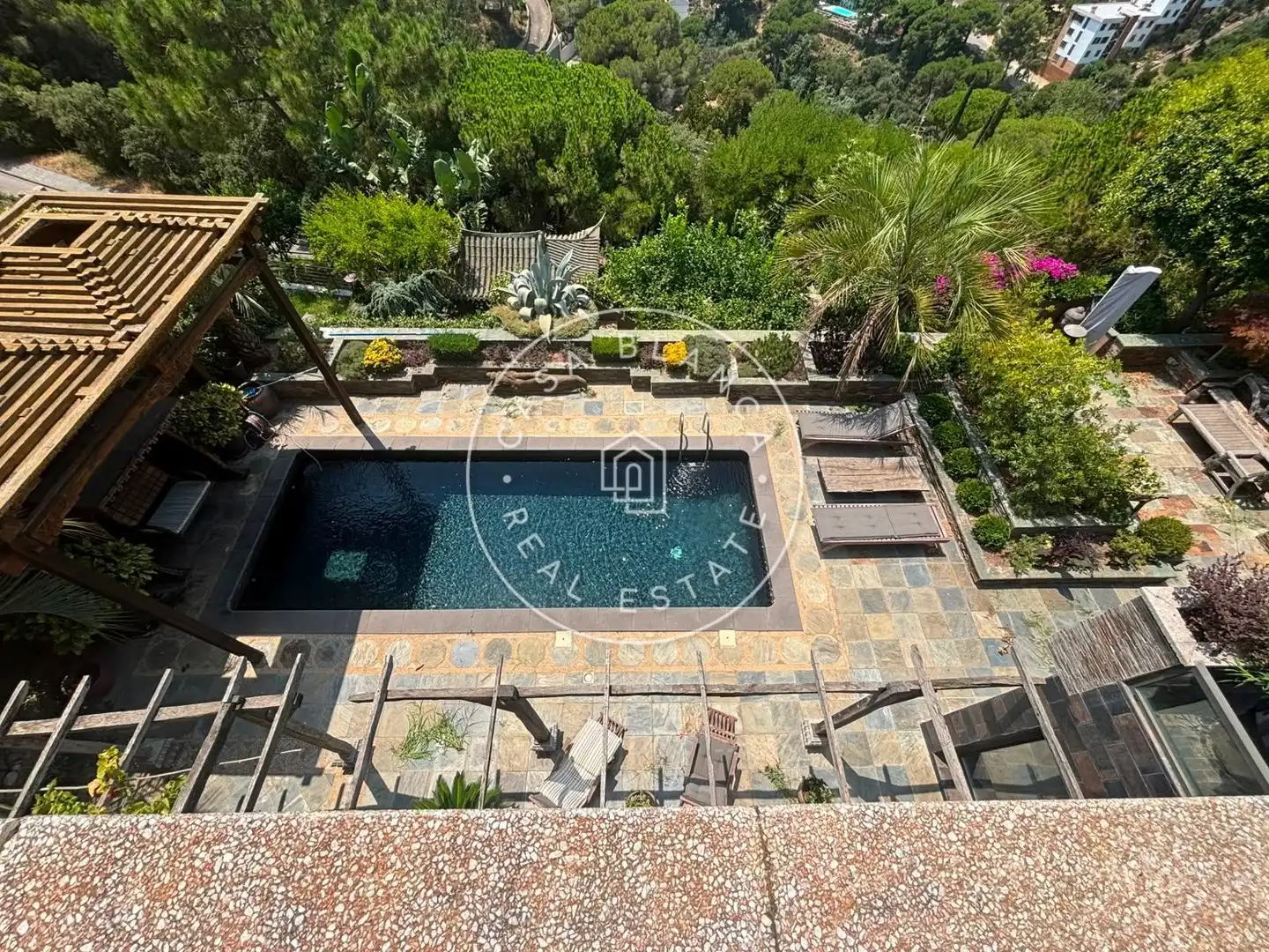 Piscina de Casa o chalet en venta en Lloret de Mar con Aire acondicionado, Calefacción y Jardín privado