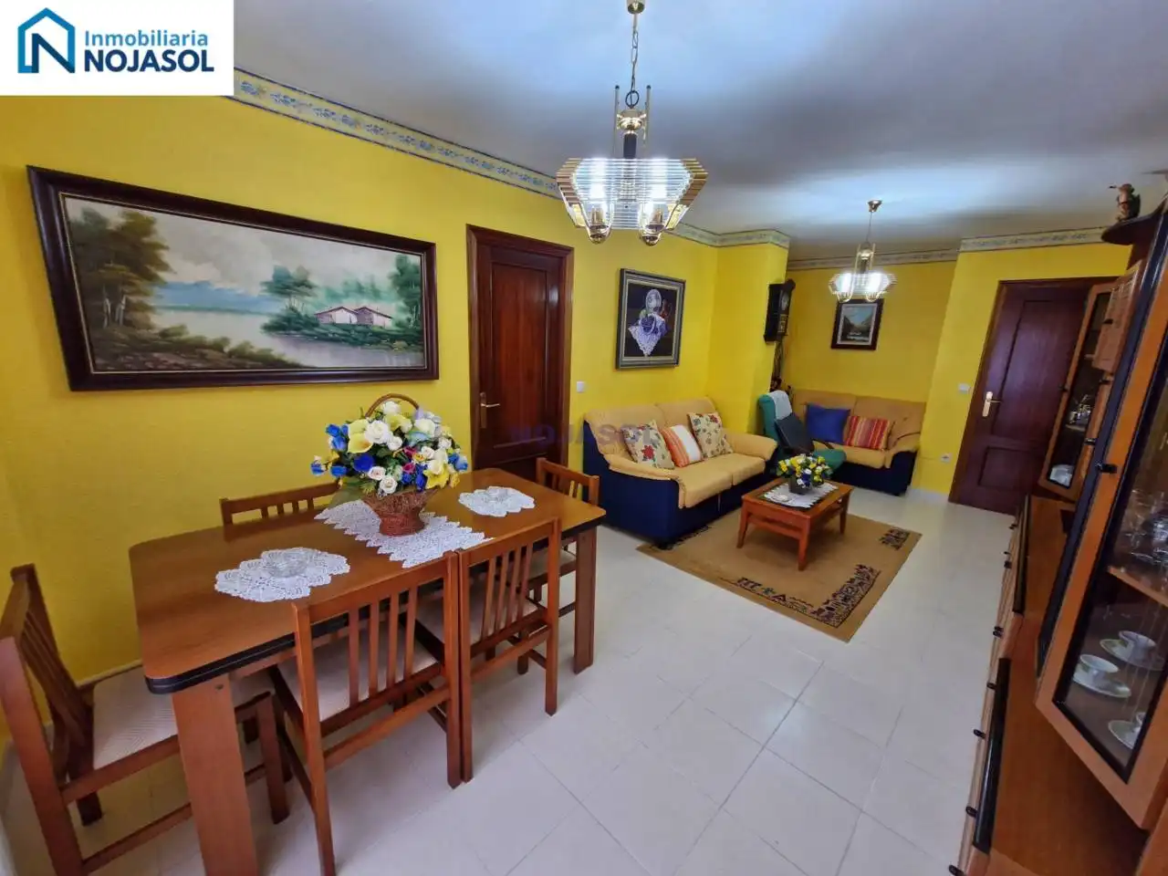 Comedor de Apartamento en venta en Noja con Jardín privado, Amueblado y Balcón