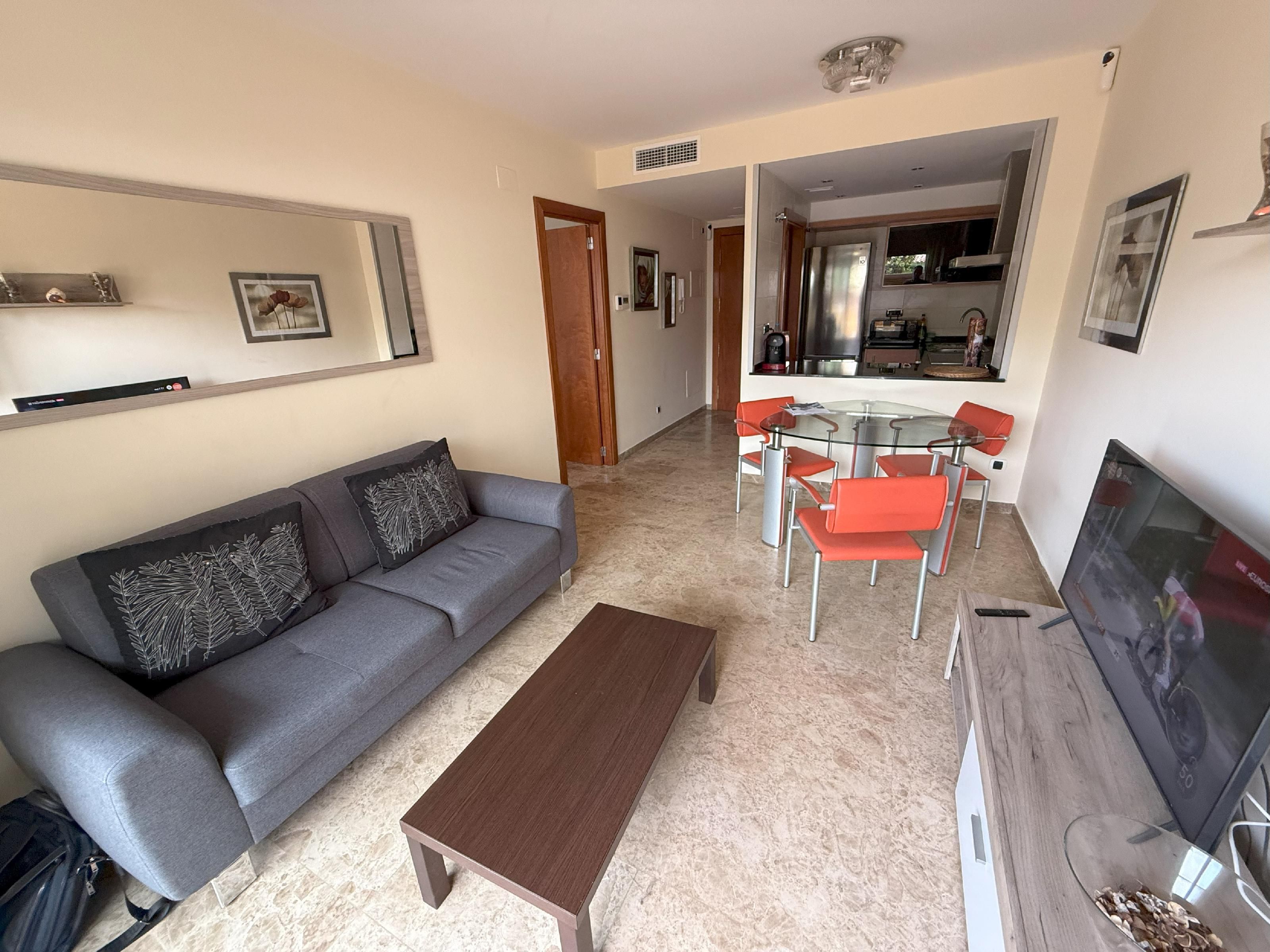 Living room of Apartment for sale in Roda de Berà  with Air Conditioner, Heating and Private garden