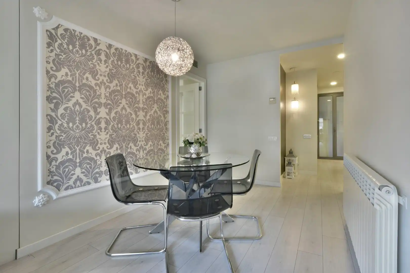 Comedor de Piso en venta en Barcelona con Parquet, Terraza y Balcón