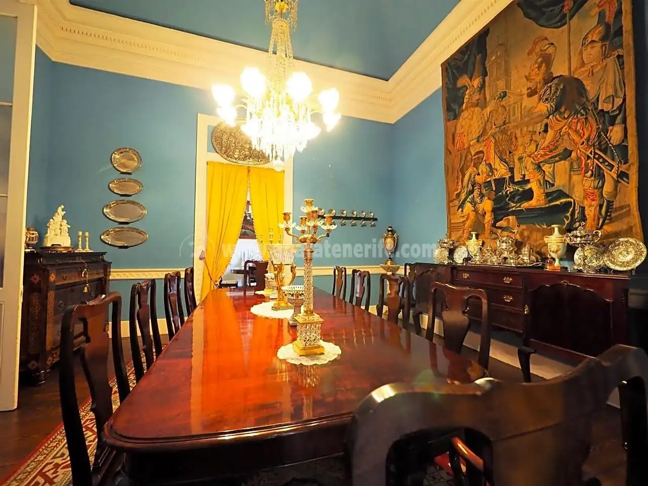 Dining room of Houses for sale in La Orotava  with Private garden and Terrace