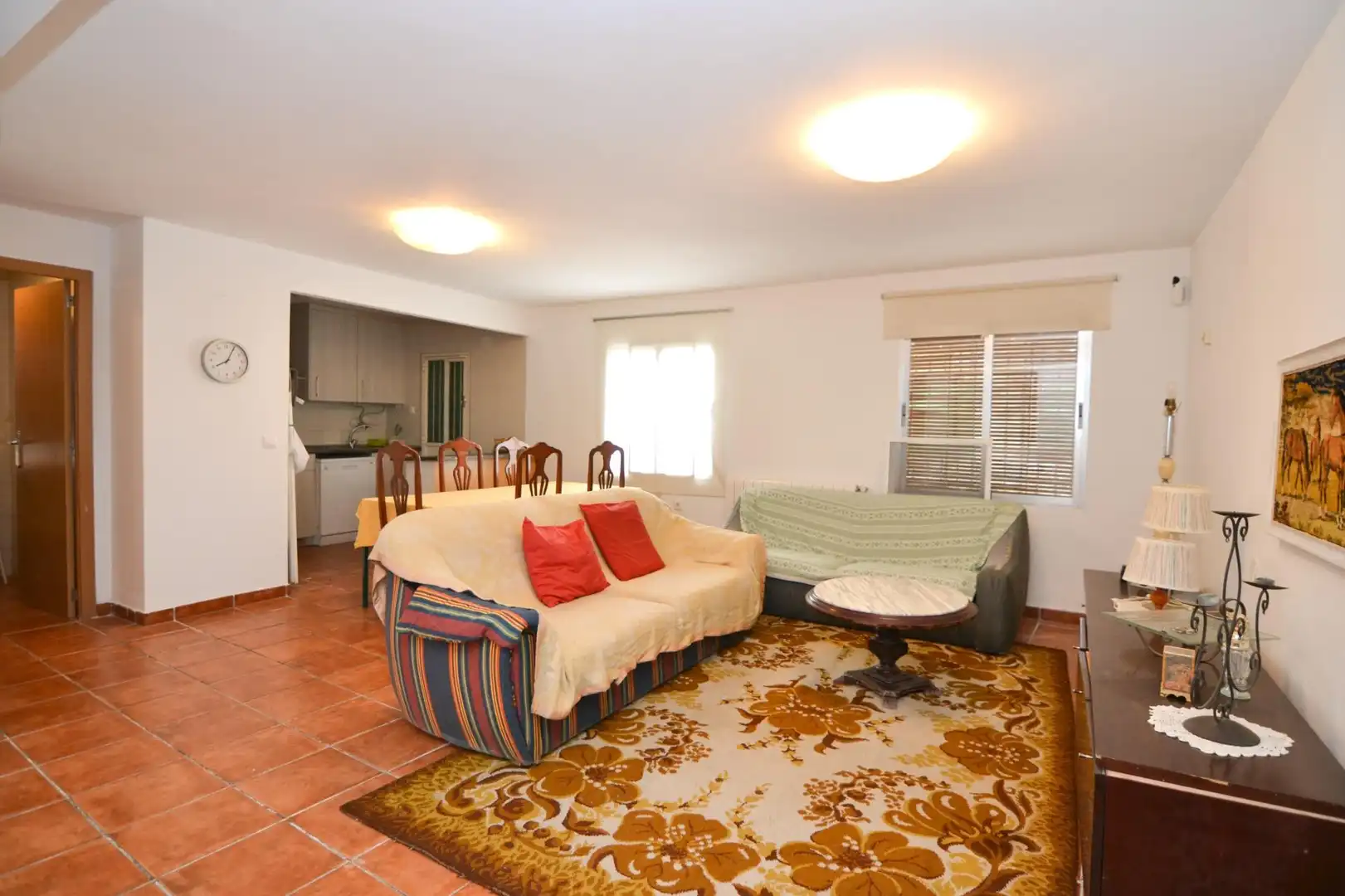 Sala de estar de Casa o chalet en venta en Escalona con Jardín privado, Terraza y Trastero