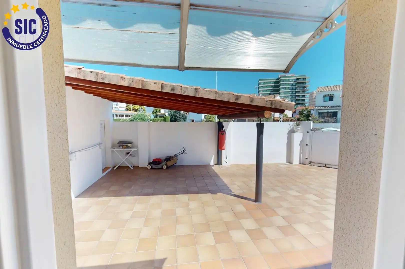 Terrassa de Casa o xalet en venda en Benicasim / Benicàssim amb Aire condicionat, Jardí privat i Parquet