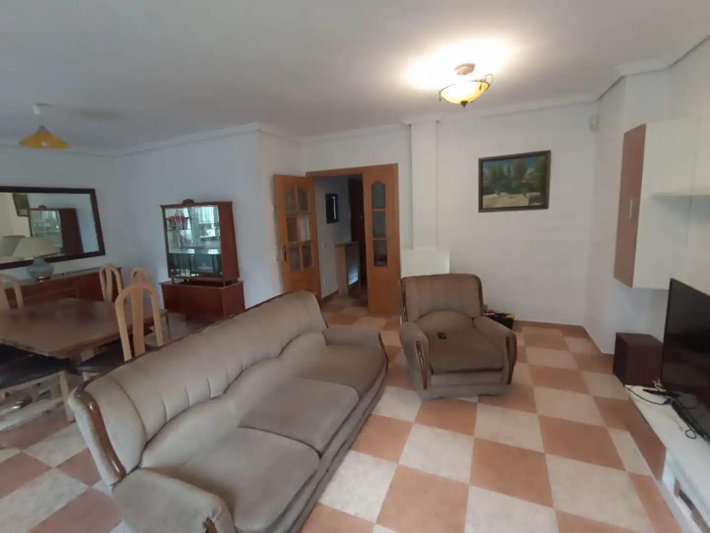 Sala de estar de Casa adosada en venta en Villaviciosa de Odón con Calefacción, Jardín privado y Parquet
