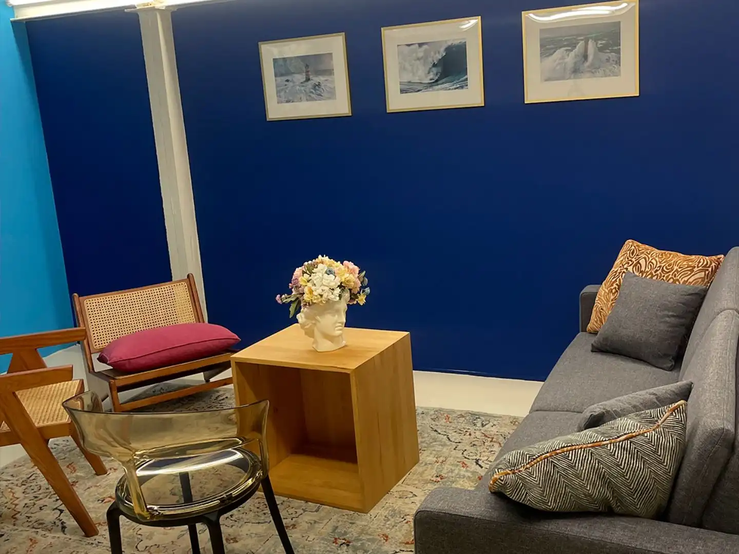 Sala d'estar de Oficina de lloguer en Retiro