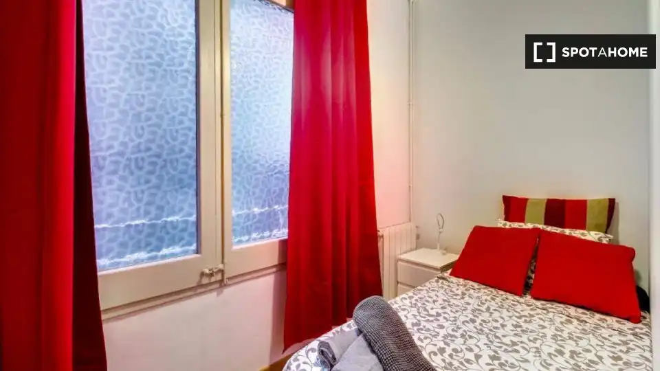 Habitación de Piso de alquiler en Barcelona con Aire acondicionado, Calefacción y Amueblado