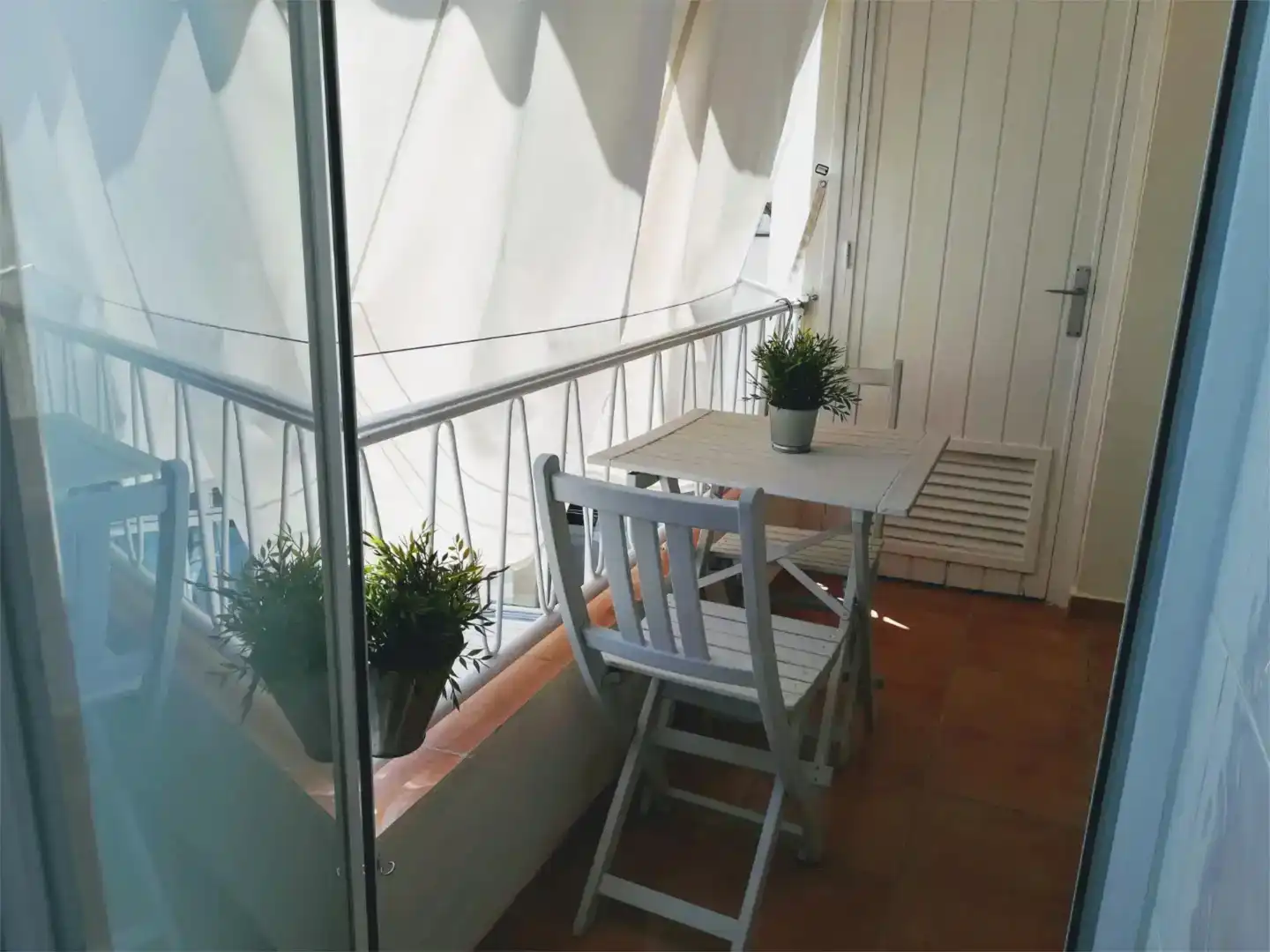 Terrassa de Pis de lloguer en Vilanova i la Geltrú amb Aire condicionat, Parquet i Moblat