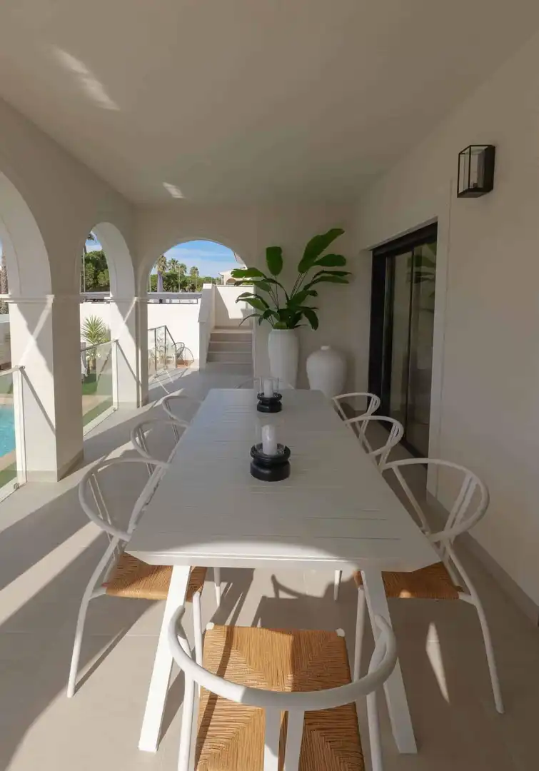 Terraza de Casa o chalet en venta en Rojales con Jardín privado, Terraza y Piscina