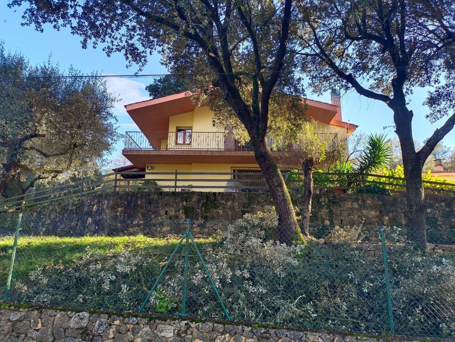 Vista exterior de Casa o xalet en venda en Sant Martí de Llémena amb Jardí privat