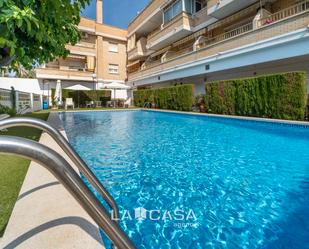 Swimming pool of Attic for sale in Castelldefels  with Air Conditioner, Terrace and Balcony