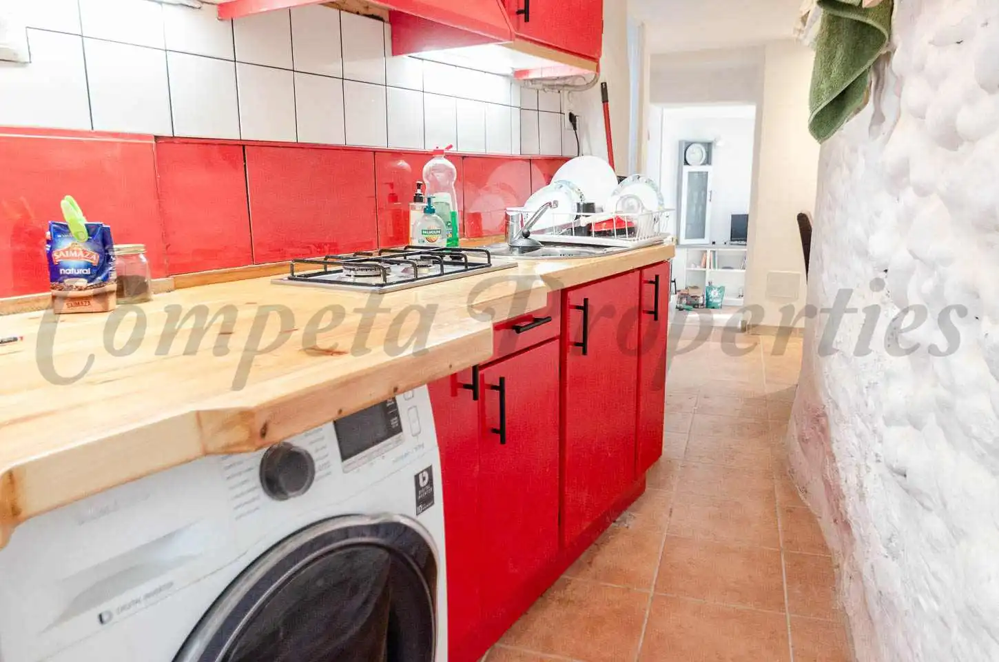 Cocina de Casa adosada en venta en Salares con Terraza y Amueblado