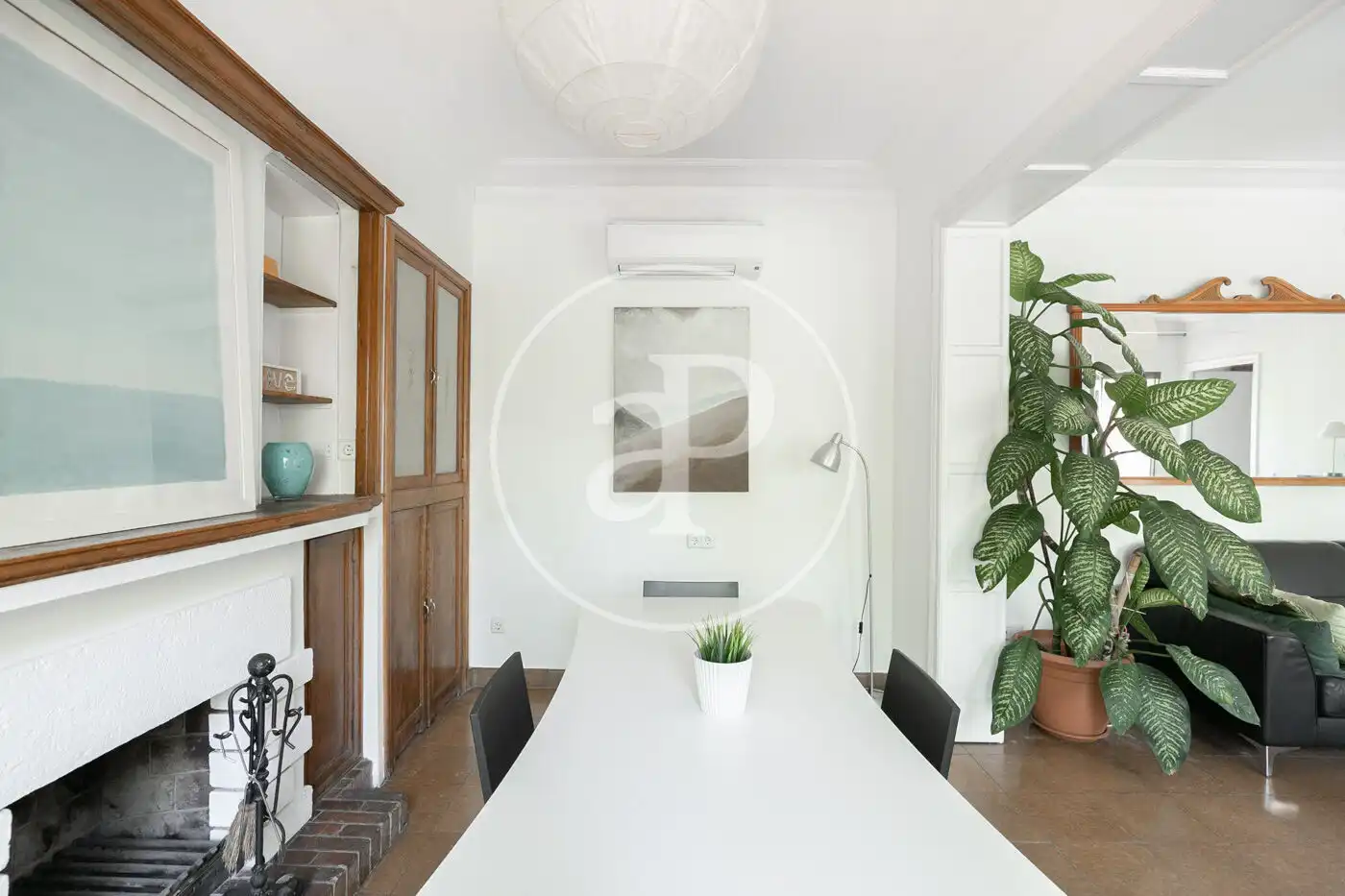 Esszimmer von Wohnung zum Verkauf in Barcelona mit Klimaanlage, Heizung und Terrasse