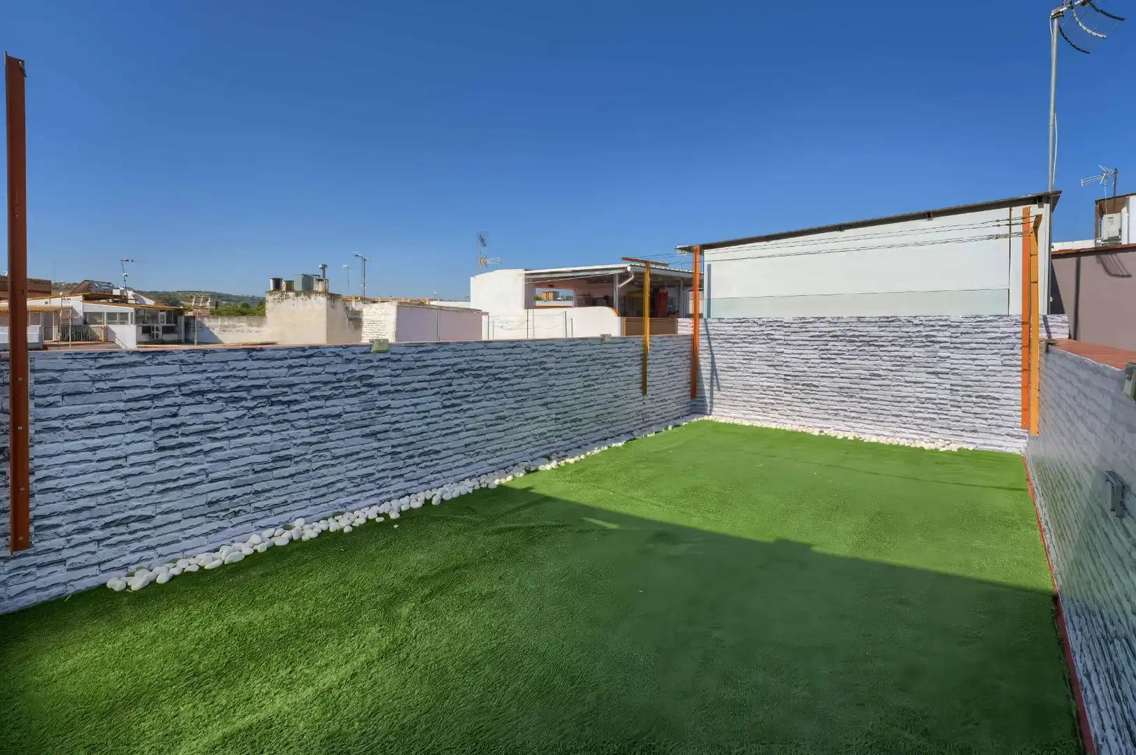 Terrassa de Casa o xalet en venda en Centro - Barriada Mallorca