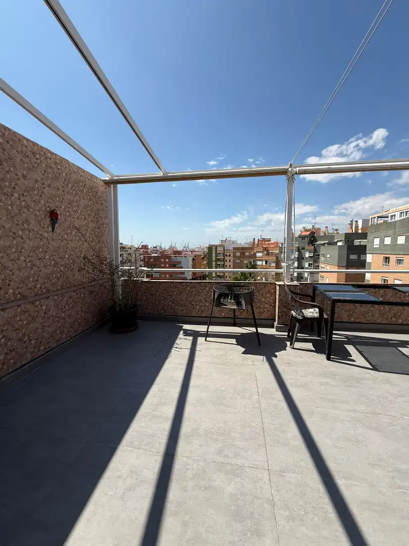 Terraza de Ático de alquiler en Sagunto / Sagunt con Terraza, Amueblado y Horno