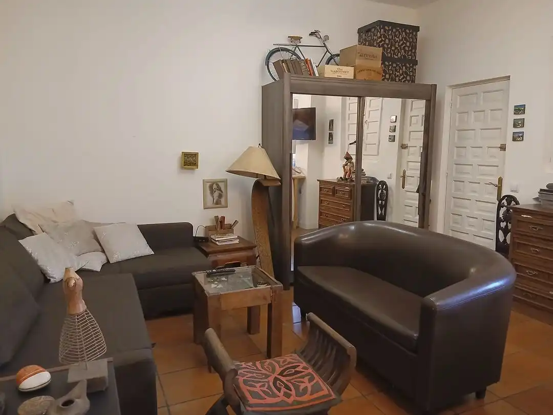 Sala de estar de Loft en venta en Ezcaray con Calefacción, Terraza y Amueblado