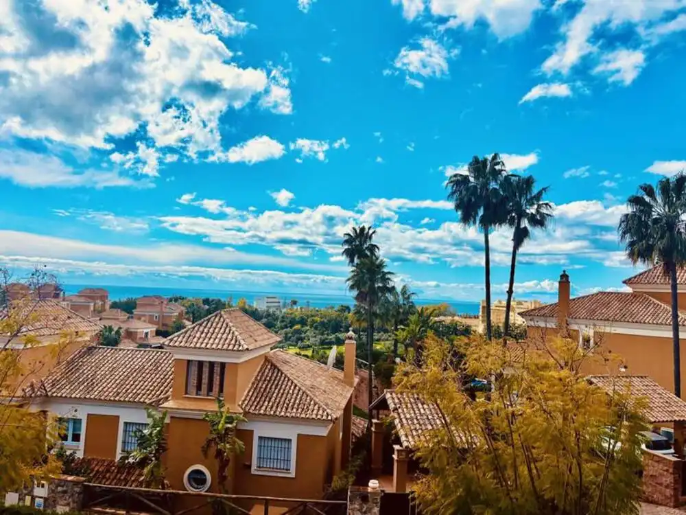 Vista exterior de Casa adosada en venta en Marbella con Aire acondicionado, Jardín privado y Terraza