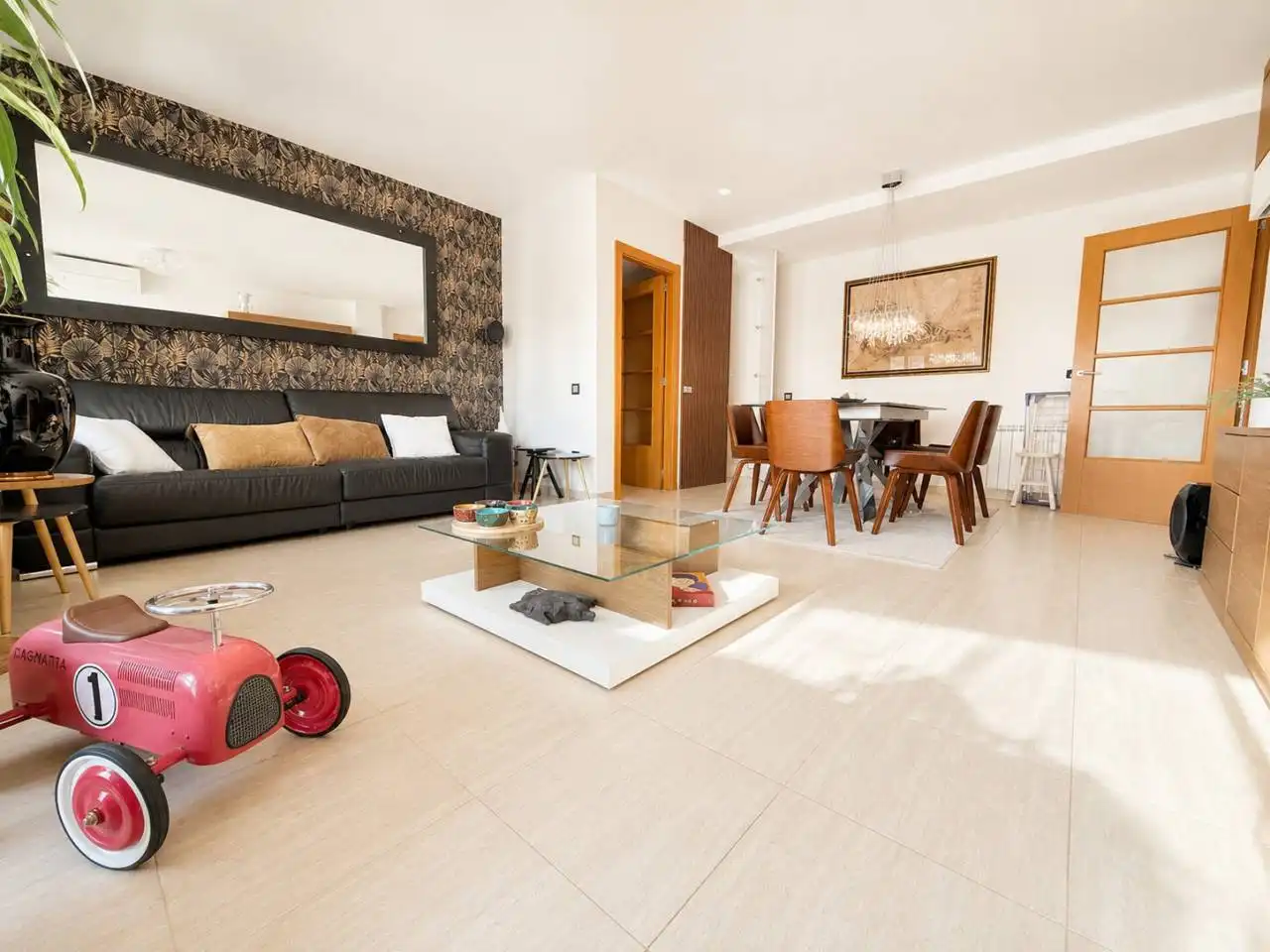 Sala d'estar de Dúplex en venda en Sant Celoni amb Aire condicionat, Calefacció i Terrassa