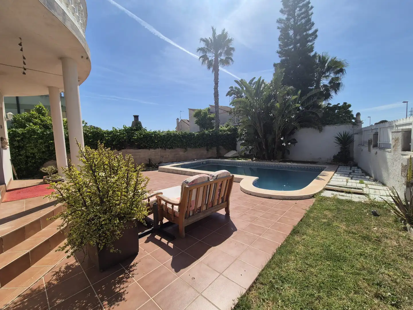 Schwimmbecken von Haus oder Chalet zum Verkauf in Roda de Berà mit Heizung, Privatgarten und Terrasse